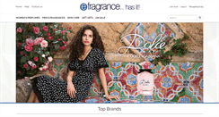 Desktop Screenshot of efragrance.com.au